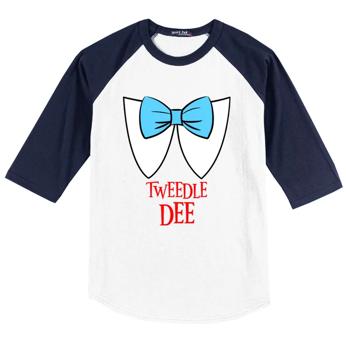 Cute Tweedle Dee Fairytale Character Costume Halloween Gift Baseball Sleeve Shirt