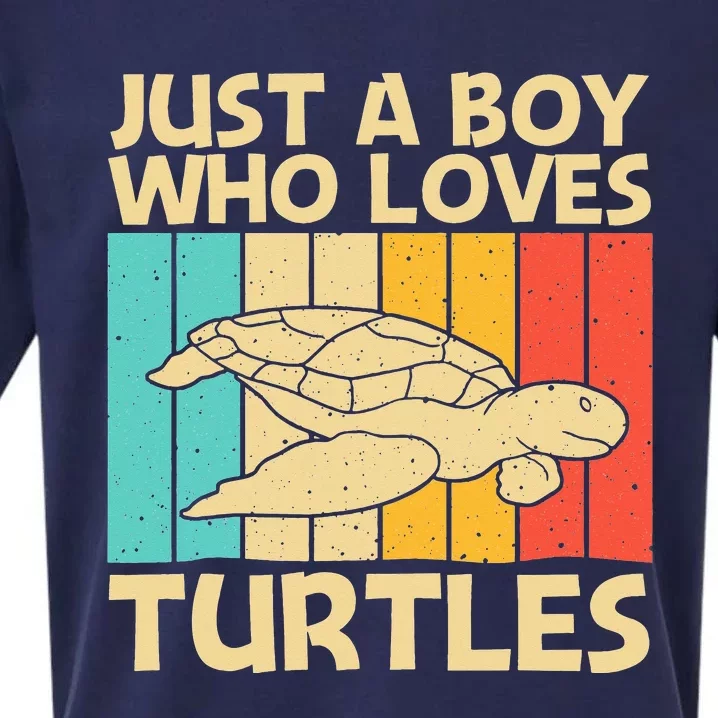 Cool Turtle Design For Sea Turtle Aquatic Animal Sueded Cloud Jersey T-Shirt