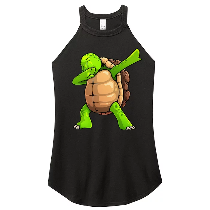 Cool Turtle Design For  Sea Turtle Tortoise Lovers Women’s Perfect Tri Rocker Tank