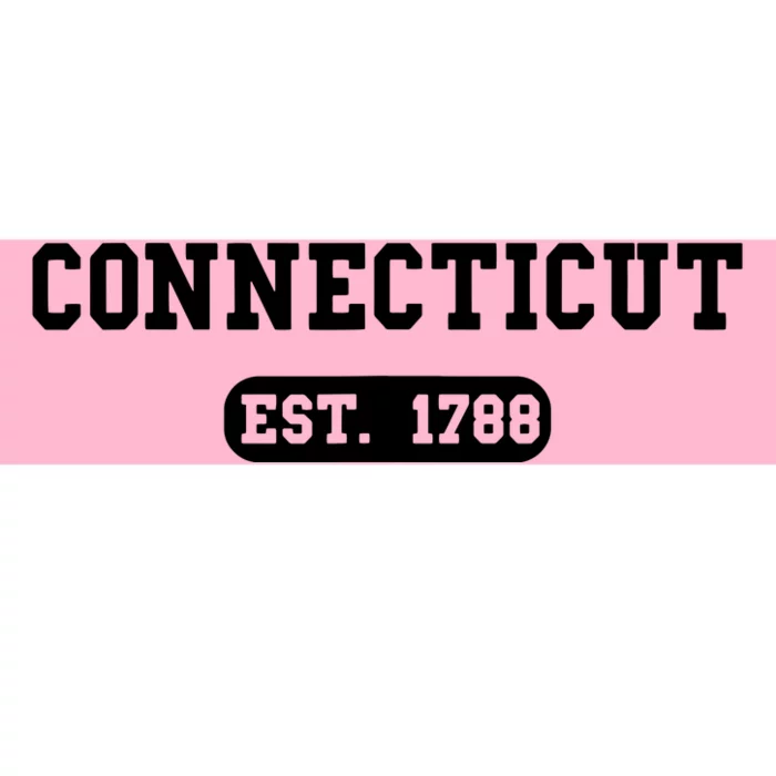 Connecticut Throwback Design Classic Bumper Sticker