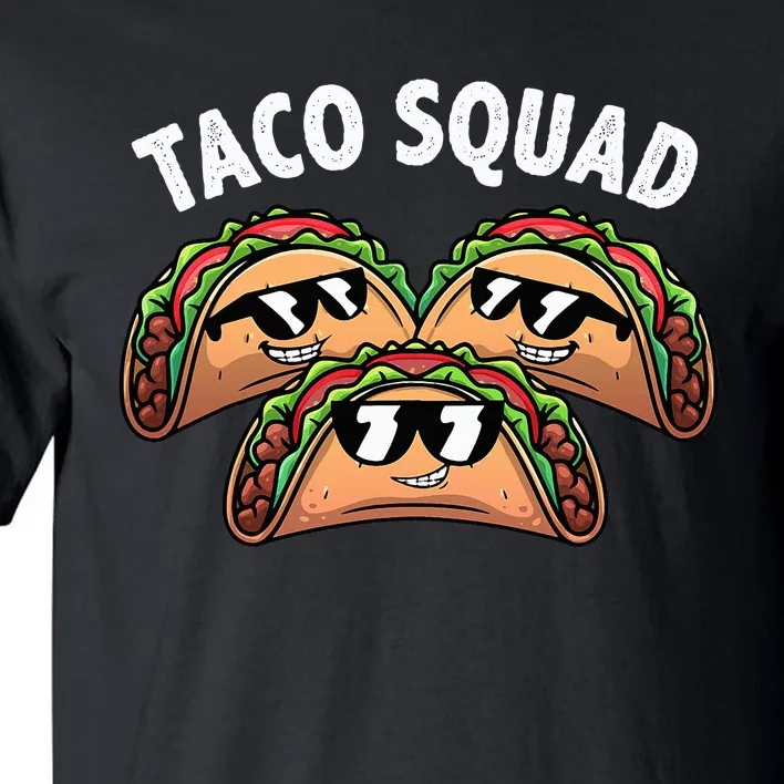 Cool Taco Design Taco Mexican Dish Lovers Tall T-Shirt