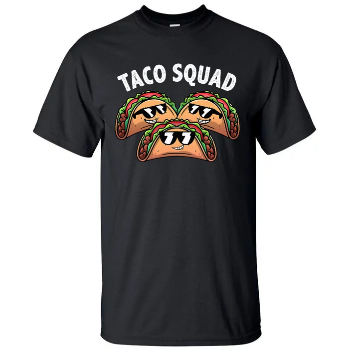 Cool Taco Design Taco Mexican Dish Lovers Tall T-Shirt