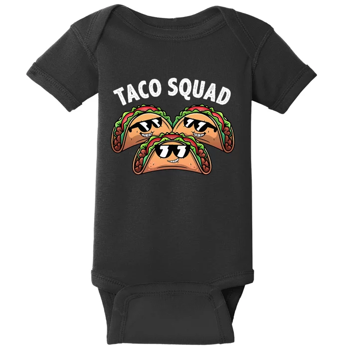 Cool Taco Design Taco Mexican Dish Lovers Baby Bodysuit