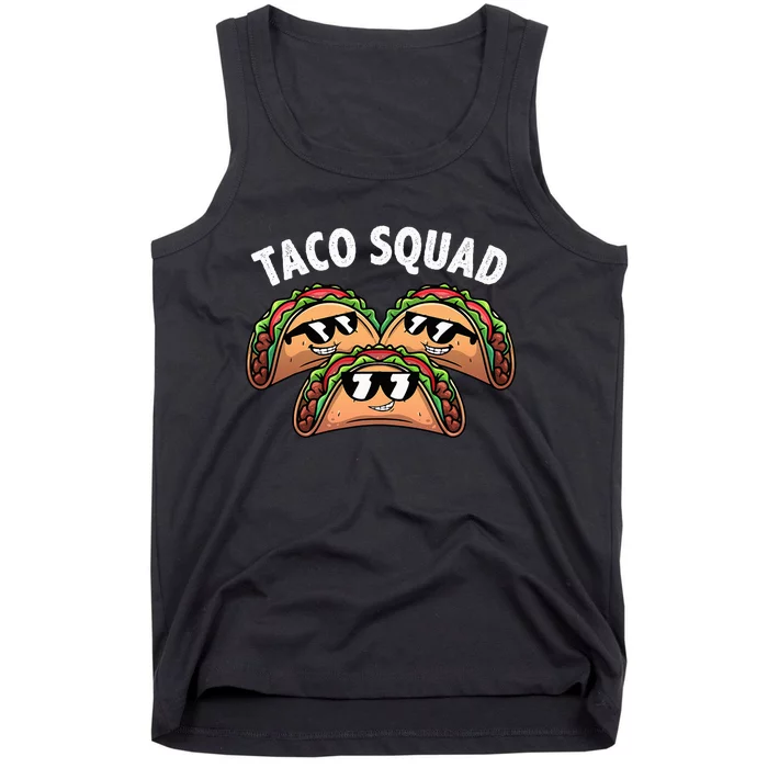 Cool Taco Design Taco Mexican Dish Lovers Tank Top