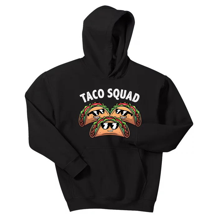 Cool Taco Design Taco Mexican Dish Lovers Kids Hoodie