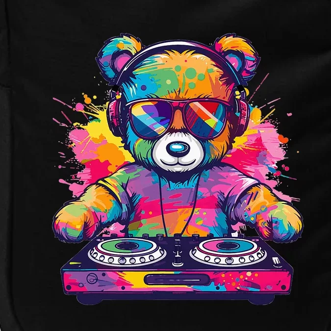 Cartoon Teddy Dj Impact Tech Backpack