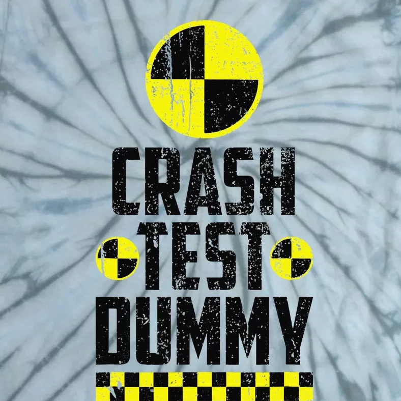 Crash Test Dummy Last Minute Costume Funny Halloween Tie-Dye T-Shirt