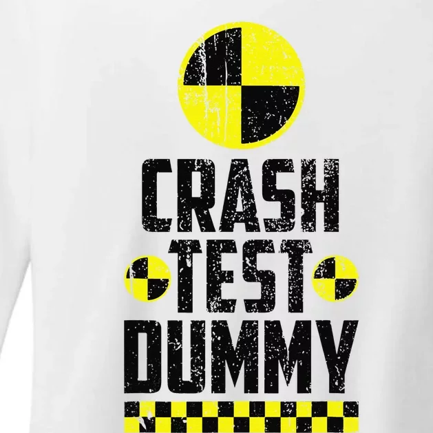 Crash Test Dummy Last Minute Costume Funny Halloween Womens CVC Long Sleeve Shirt