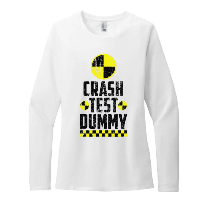 Crash Test Dummy Last Minute Costume Funny Halloween Womens CVC Long Sleeve Shirt