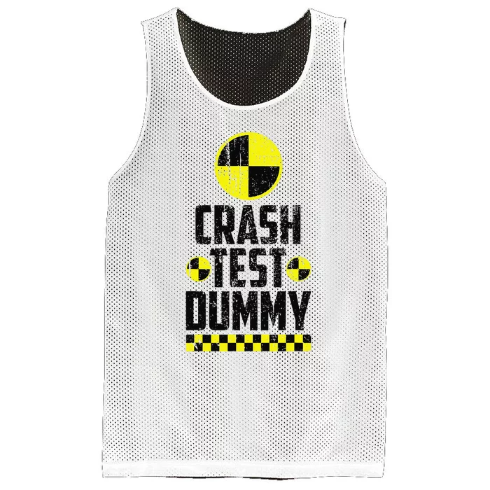 Crash Test Dummy Last Minute Costume Funny Halloween Mesh Reversible Basketball Jersey Tank