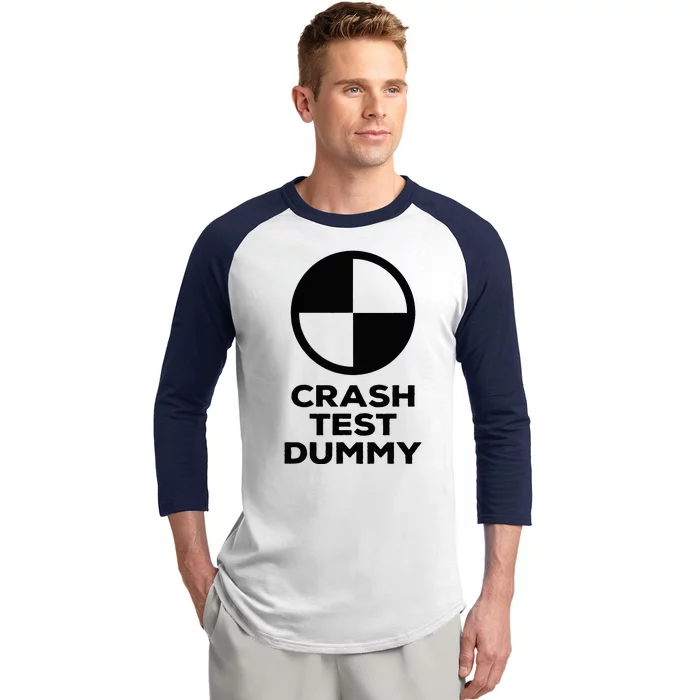 Crash Test Dummy Crash Test Dummy Costume Baseball Sleeve Shirt