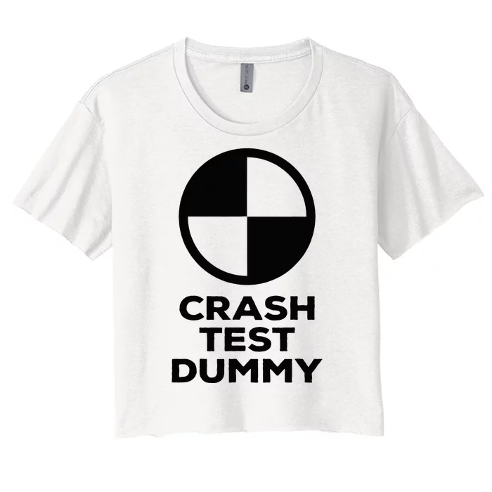 Crash Test Dummy Crash Test Dummy Costume Women's Crop Top Tee