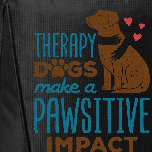 Cute Therapy Dogs Make A Pawsitive Impact Therapy Dog Team City Backpack