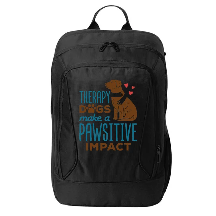 Cute Therapy Dogs Make A Pawsitive Impact Therapy Dog Team City Backpack