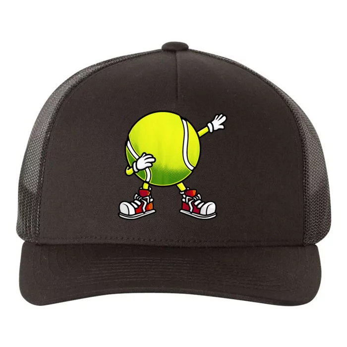 Cute Tennis Design Tennis Player Racket Sport Yupoong Adult 5-Panel Trucker Hat