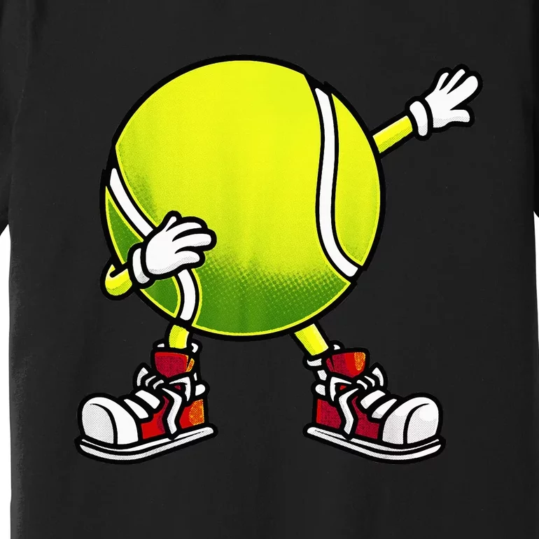 Cute Tennis Design Tennis Player Racket Sport Premium T-Shirt