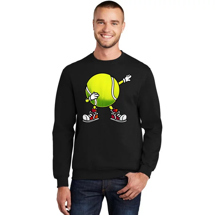 Cute Tennis Design Tennis Player Racket Sport Tall Sweatshirt