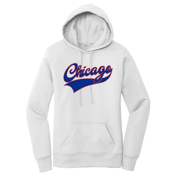 Chicago Throwback Design Classic Women's Pullover Hoodie