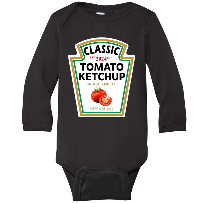 Classic Tomato Diy Halloween Costume Matching Group Baby Long Sleeve Bodysuit