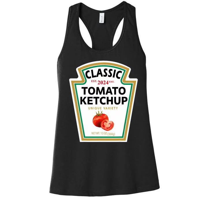 Classic Tomato Diy Halloween Costume Matching Group Women's Racerback Tank