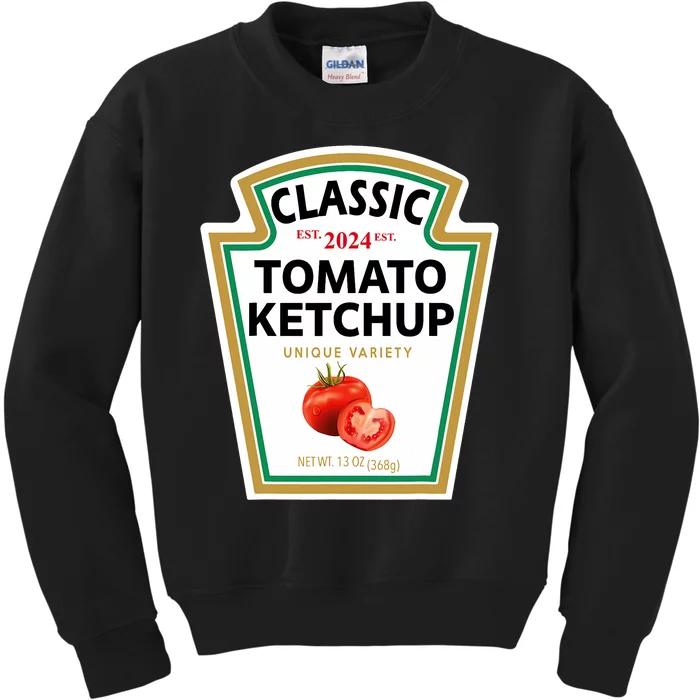 Classic Tomato Diy Halloween Costume Matching Group Kids Sweatshirt