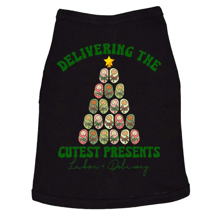 Christmas Tree Delivering The Cutest Presents L D Nurse Doggie Tank