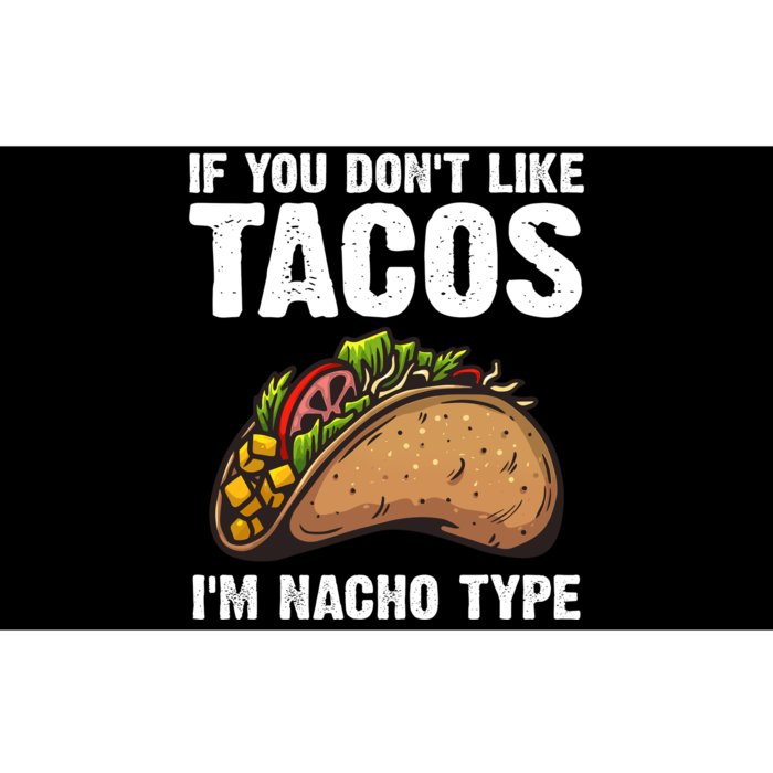 Cute Taco Design Mexican Food Taco Lover Bumper Sticker