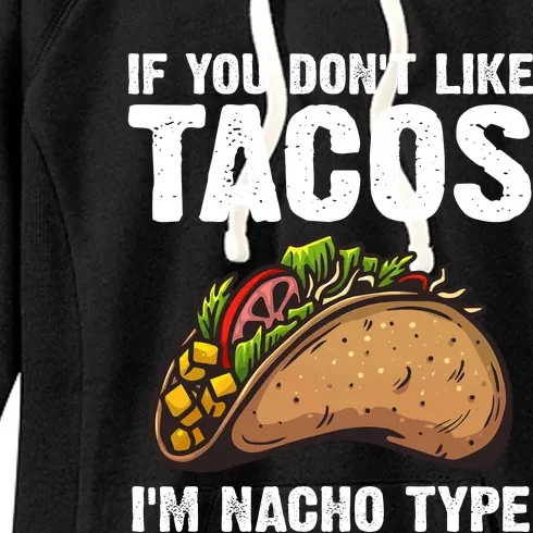 Cute Taco Design Mexican Food Taco Lover Women's Fleece Hoodie