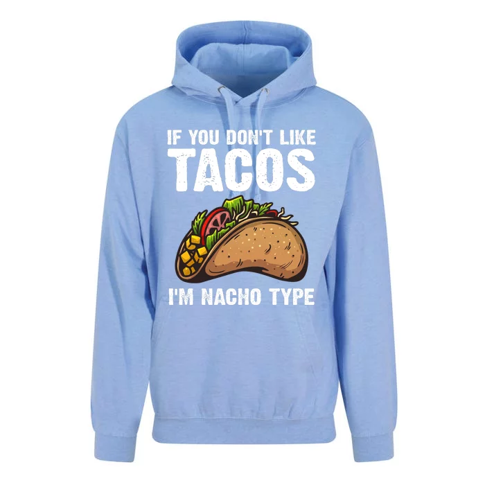 Cute Taco Design Mexican Food Taco Lover Unisex Surf Hoodie