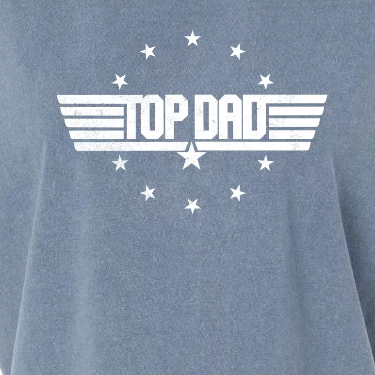 Cool Top Dad Fathers Day Logo Garment-Dyed Women's Muscle Tee