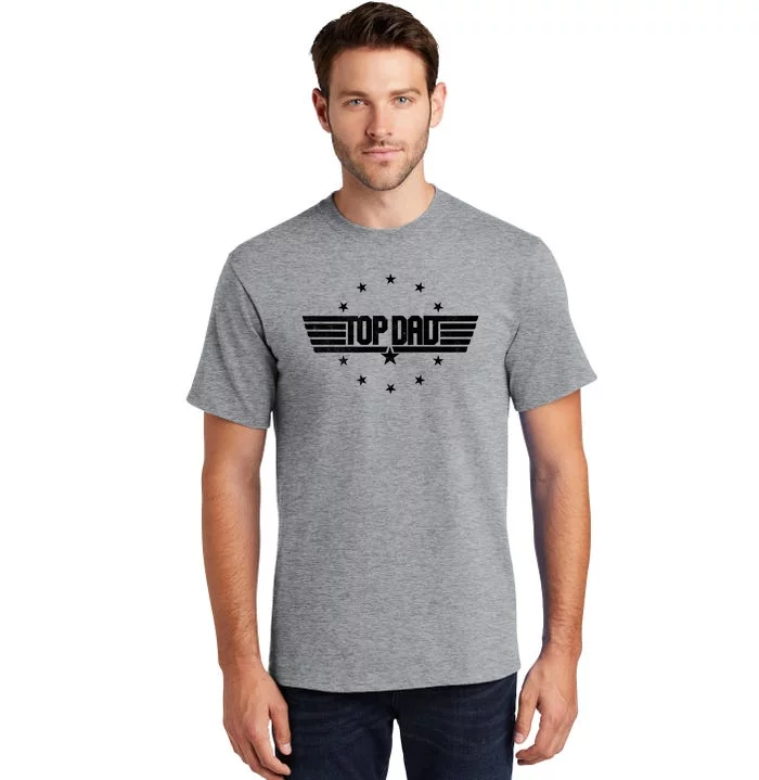 Cool Top Dad Fathers Day Logo Tall T-Shirt