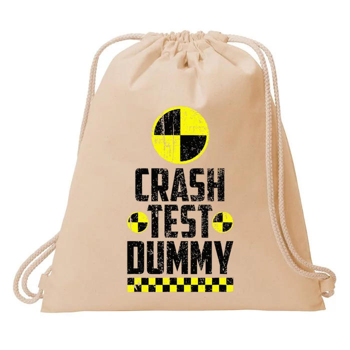 Crash Test Dummy Last Minute Costume Funny Halloween Drawstring Bag