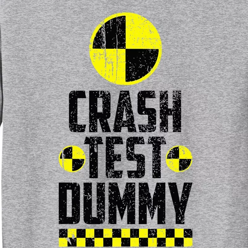 Crash Test Dummy Last Minute Costume Funny Halloween Tall Sweatshirt