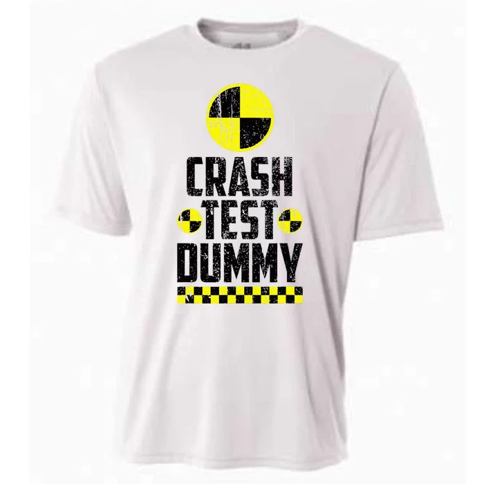 Crash Test Dummy Last Minute Costume Funny Halloween Cooling Performance Crew T-Shirt