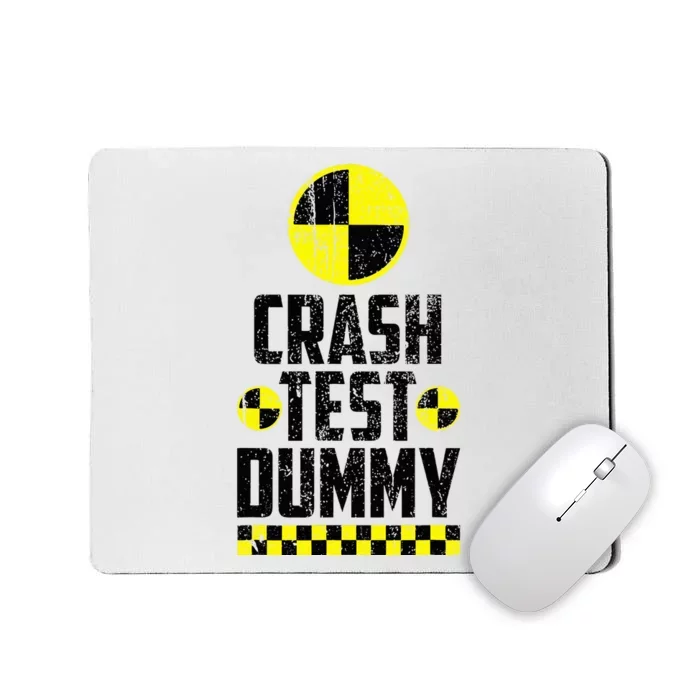 Crash Test Dummy Last Minute Costume Funny Halloween Mousepad