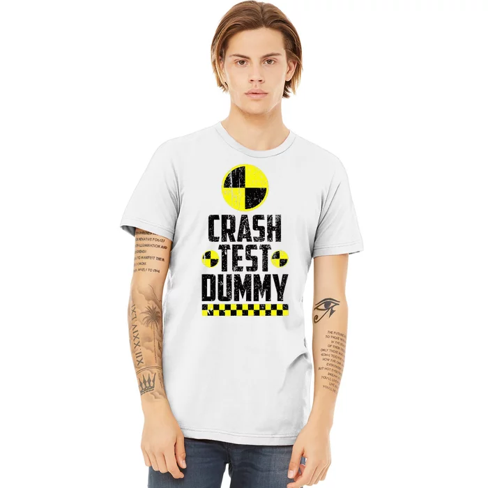 Crash Test Dummy Last Minute Costume Funny Halloween Premium T-Shirt