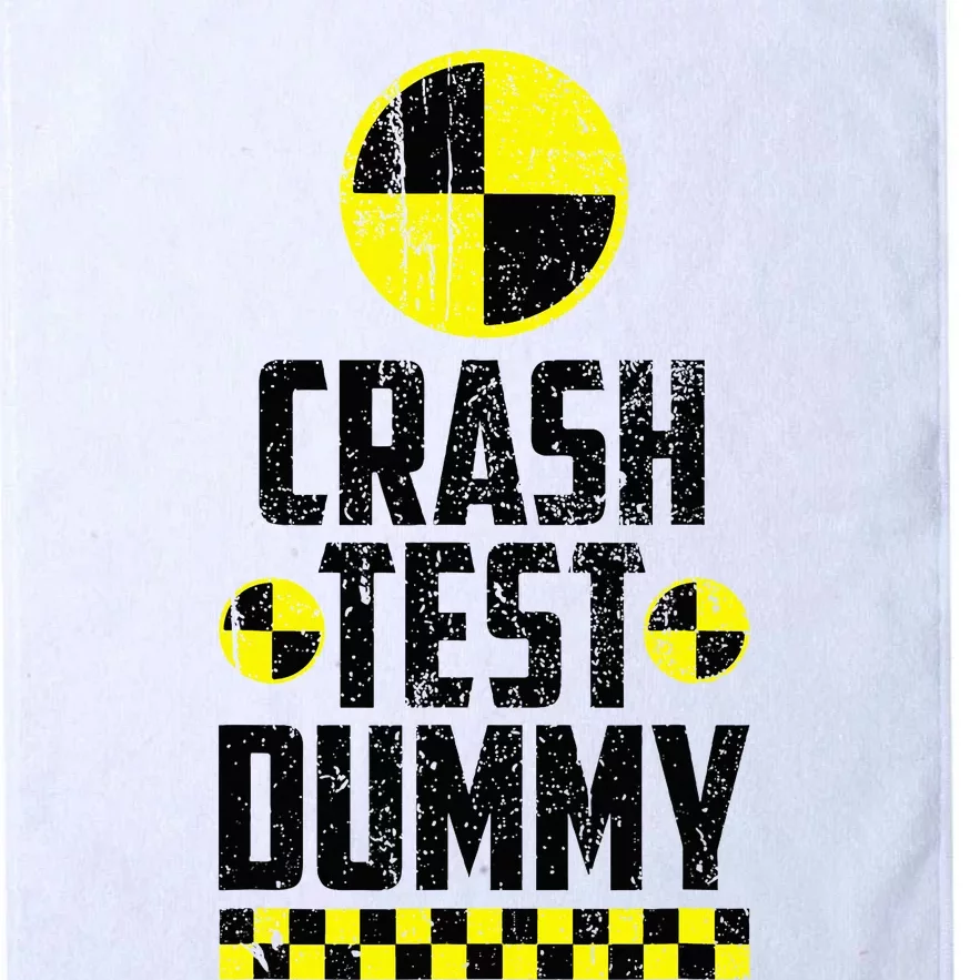 Crash Test Dummy Last Minute Costume Funny Halloween Platinum Collection Golf Towel