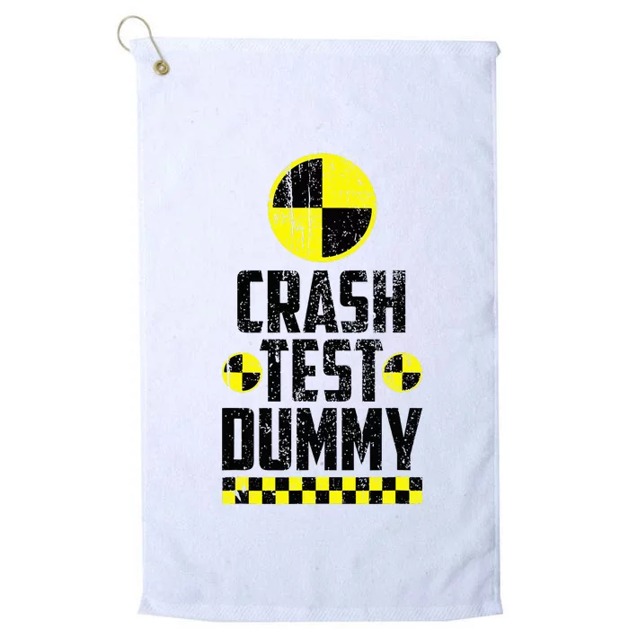 Crash Test Dummy Last Minute Costume Funny Halloween Platinum Collection Golf Towel