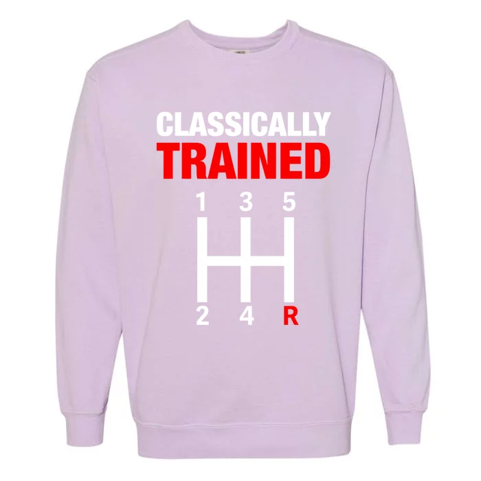 Classically Trained Driving Expert Ual Car Driver Cute Gift Garment-Dyed Sweatshirt