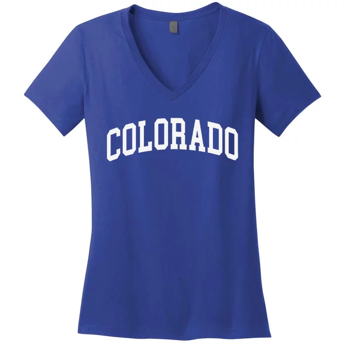 Colorado Throwback Design Classic Women's V-Neck T-Shirt