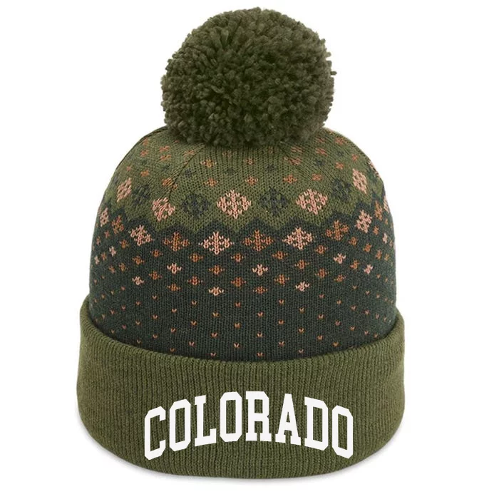 Colorado Throwback Design Classic The Baniff Cuffed Pom Beanie