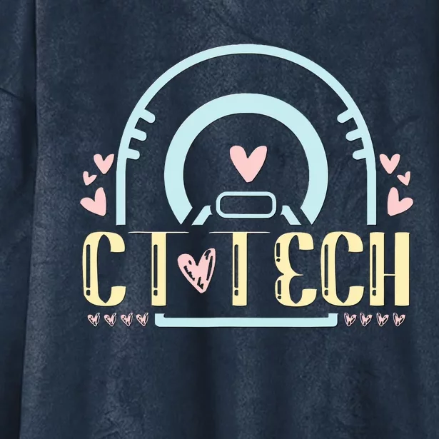 Ct Tech Design Ct Technologist Radiology Hooded Wearable Blanket