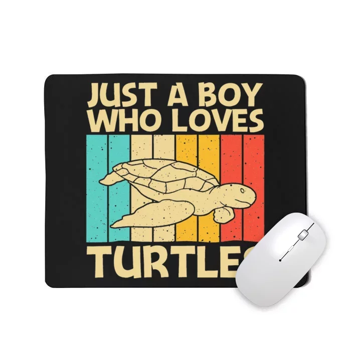 Cool Turtle Design For Sea Turtle Aquatic Animal Mousepad