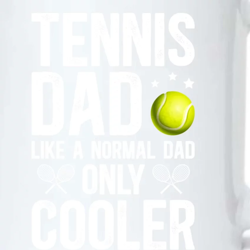 Cool Tennis Dad Of A Tennis Player Dad Tennis Father Gift Black Color Changing Mug