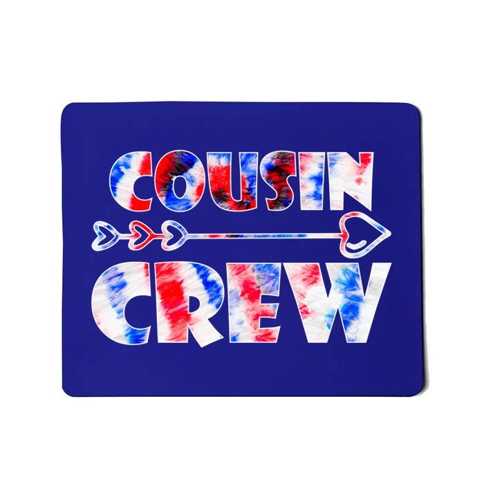 Colorful Tie Dye Team Cousin Squad Cousin Crew Cute Gift Mousepad