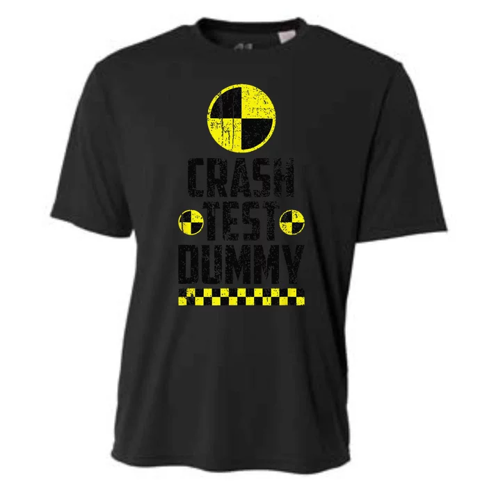 Crash Test Dummy Last Minute Costume Funny Halloween Cooling Performance Crew T-Shirt