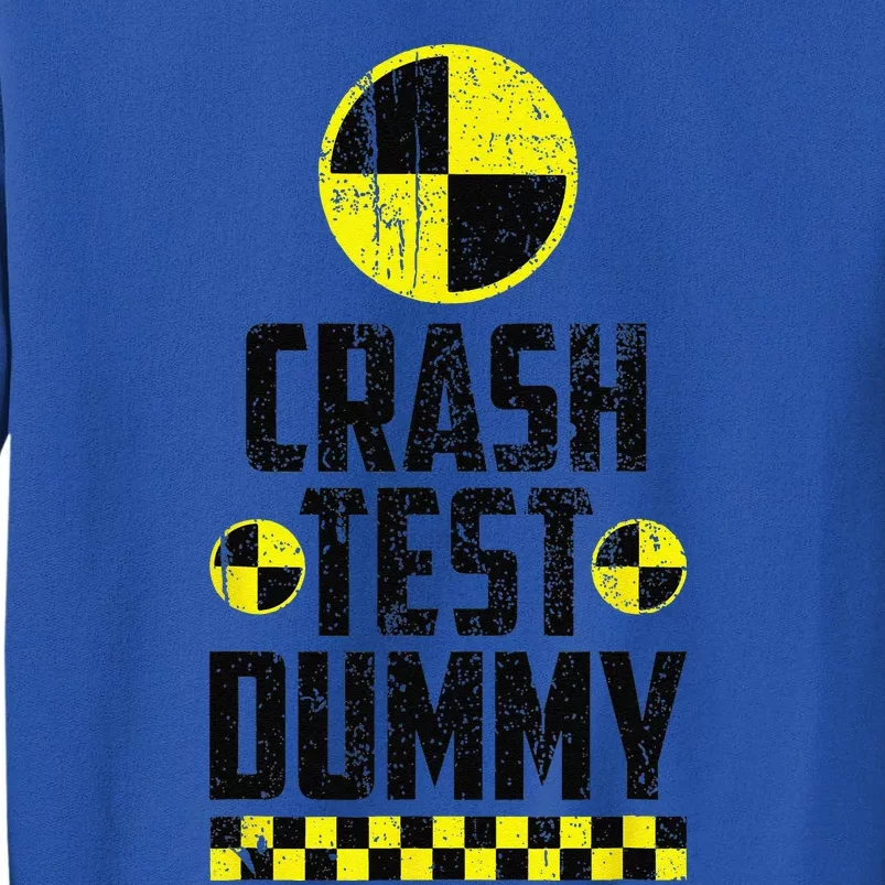 Crash Test Dummy Last Minute Costume Funny Halloween Tall Sweatshirt