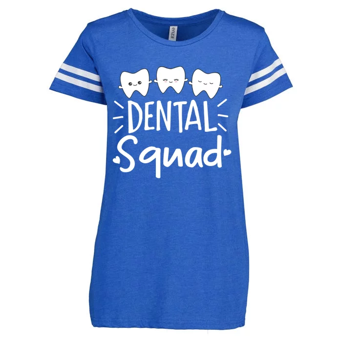 Cute Tooth Dental Squad Dentist Dental Assistant Gift Enza Ladies Jersey Football T-Shirt