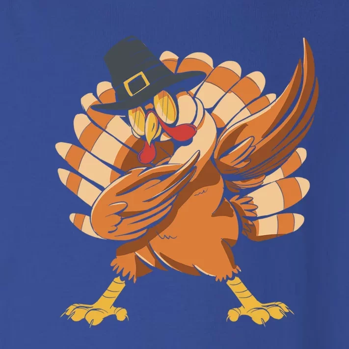 Cute Turkey Dabbing Gift Toddler Long Sleeve Shirt