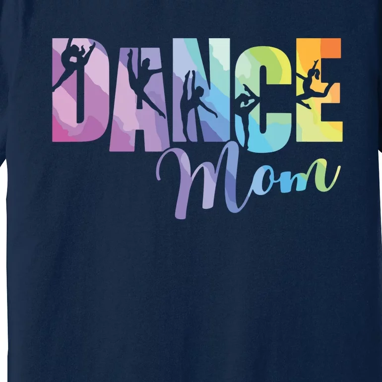 Cute Tiedye Dance Mom Mothers Day Premium T-Shirt